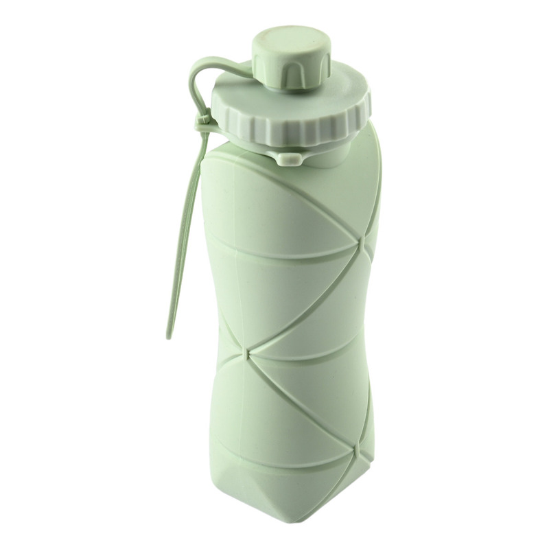 Botella De Agua Plegable Portátil De Silicona De 600 Ml Para Té Al Aire Libre - Venta Internacional.