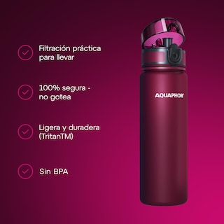 Foto 3 | Botella De Agua Aquaphor City De 500 Ml Con Filtro De Carbón Activado - Venta Internacional.