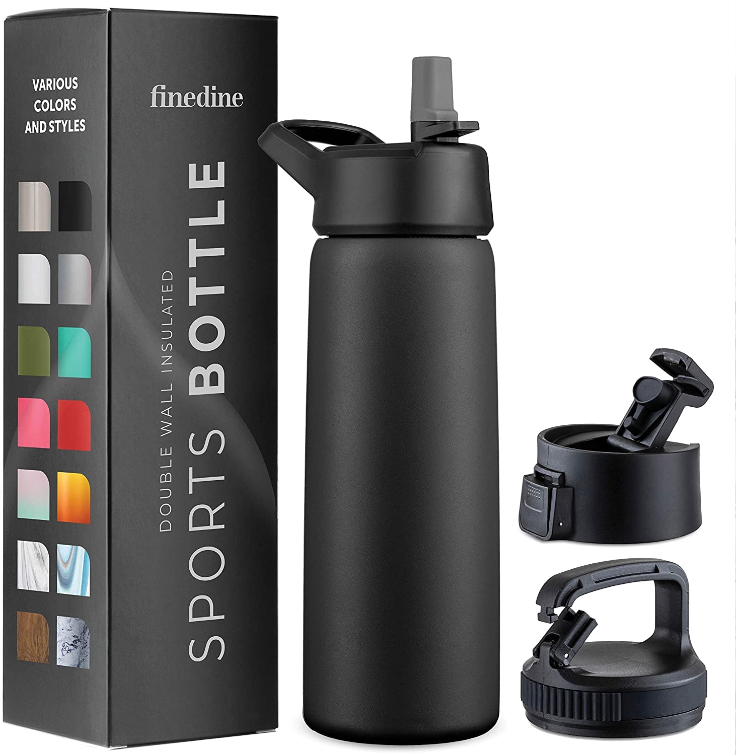 Foto 2 pulgar | Botella De Agua Finedine Con Aislamiento De Acero Inoxidable De 750 Ml - Venta Internacional.