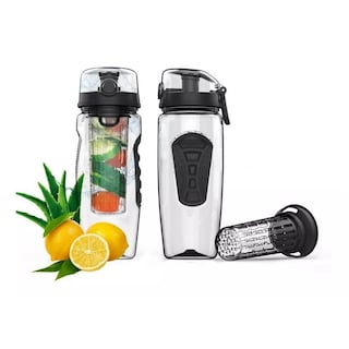 Foto 2 | Botella De Agua Con Infusor De Frutas Termo Deportivo 1 L Eo Safe Imports Esi-17467 Transparente