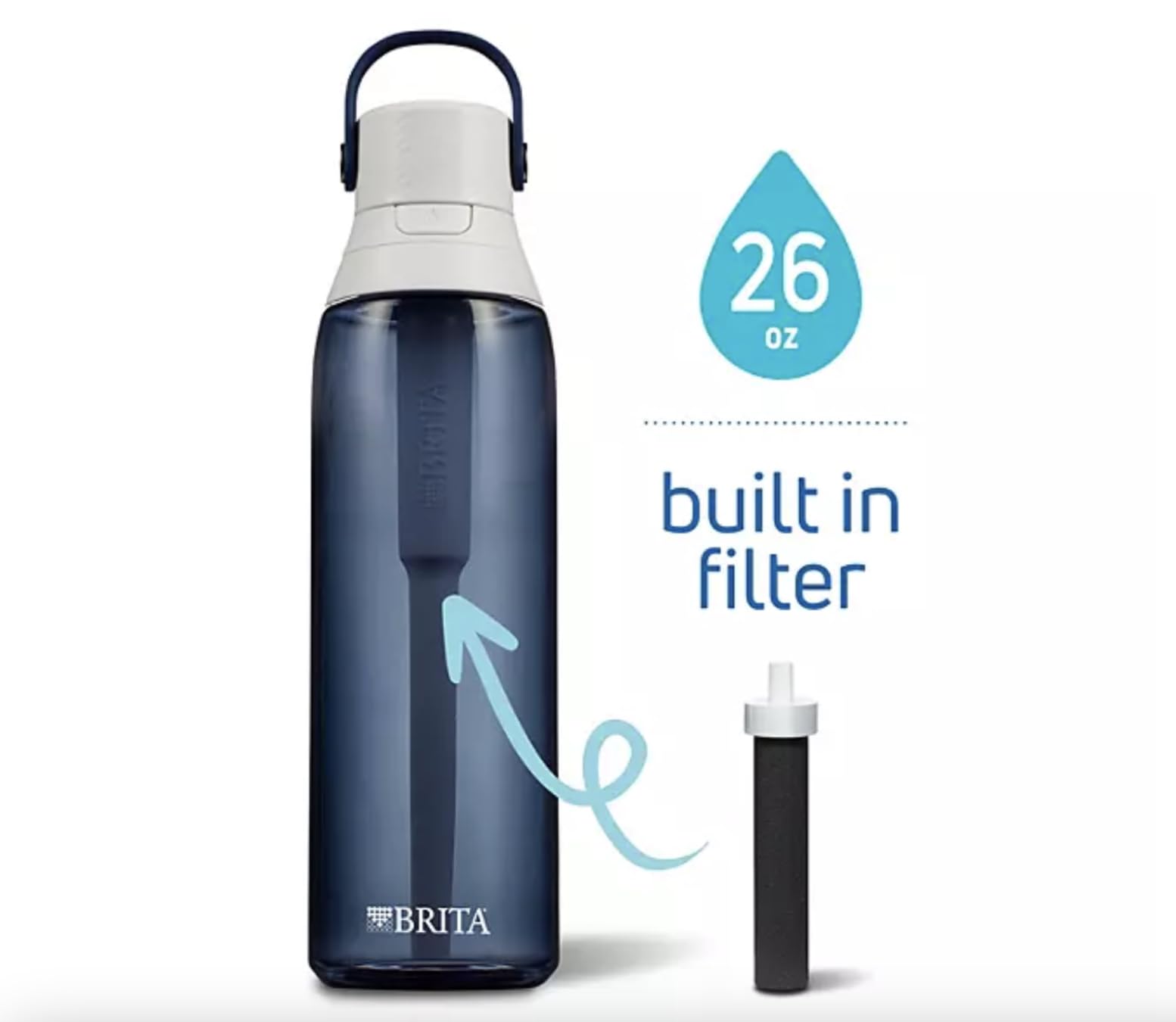 Foto 6 pulgar | Botella De Agua Brita Premium Filtered 770 Ml Con 3 Filtros - Venta Internacional.