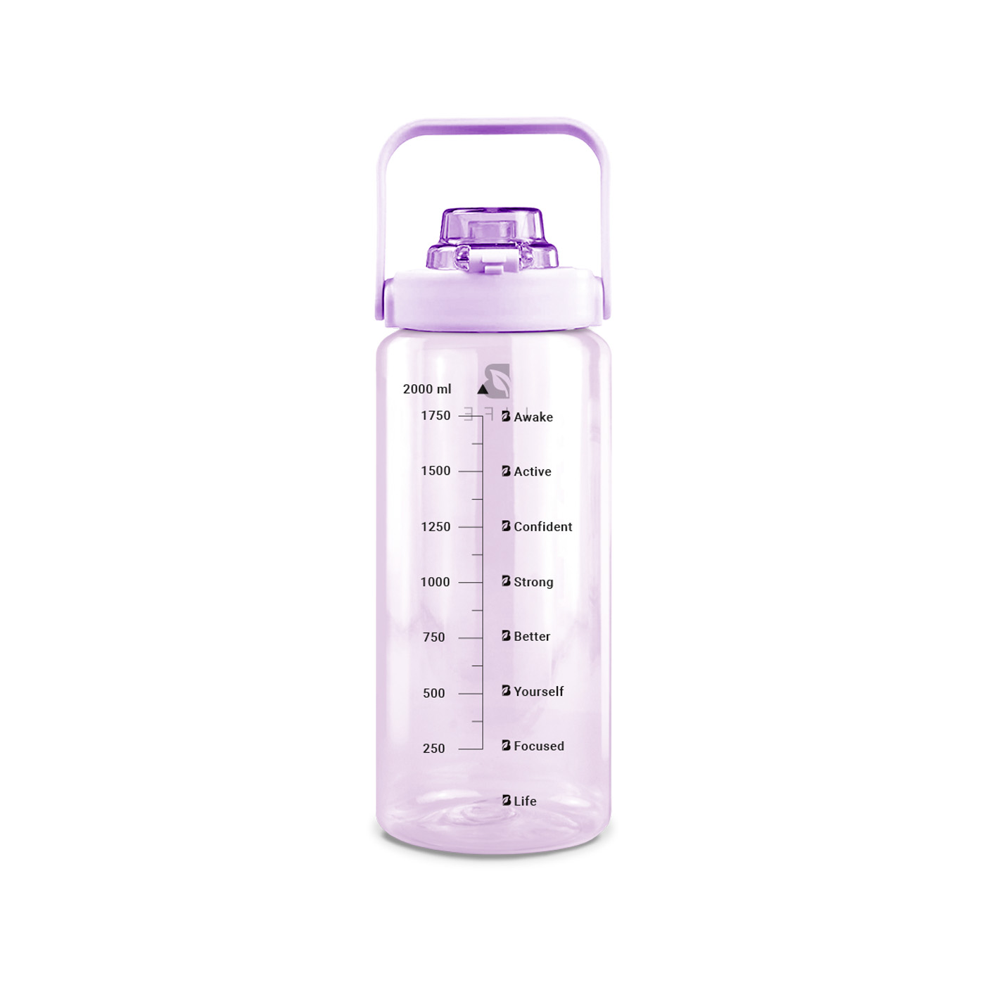 Foto 3 pulgar | Botella Para Agua Violeta | 2 L | Con Funda De Neopreno | Fácil De Transportar | Botella Motivacional B Life.