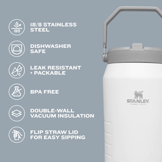 Foto 3 | Jarra De Agua Stanley Iceflow Flip Straw, 2,8 L, Acero Inoxidable Con Aislamiento - Venta Internacional.