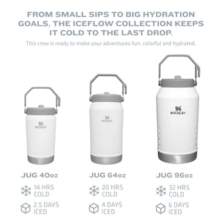 Foto 4 | Jarra De Agua Stanley Iceflow Flip Straw, 2,8 L, Acero Inoxidable Con Aislamiento - Venta Internacional.