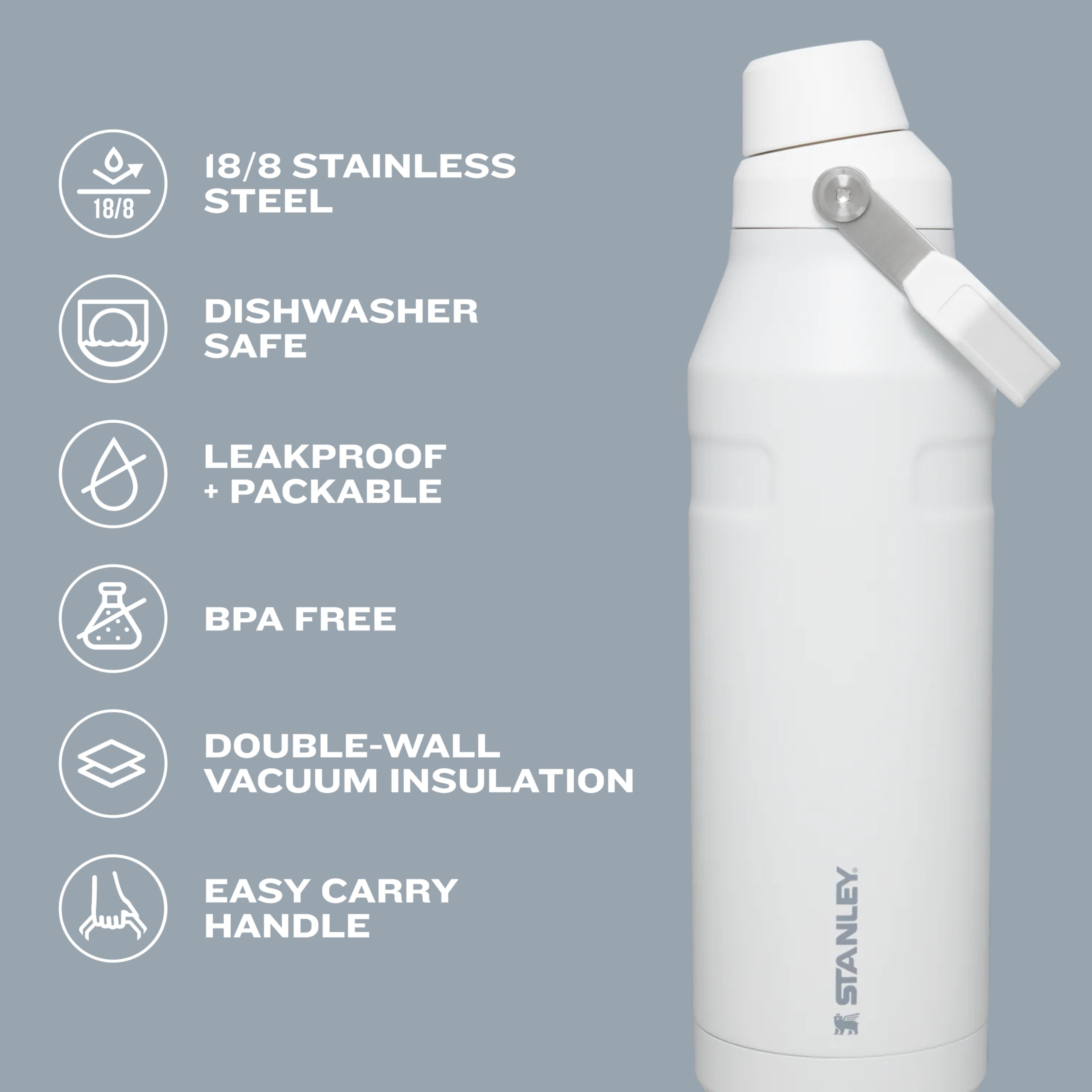 Foto 4 pulgar | Botella De Agua Stanley Iceflow Fast Flow 1.5l De Acero Inoxidable - Venta Internacional.