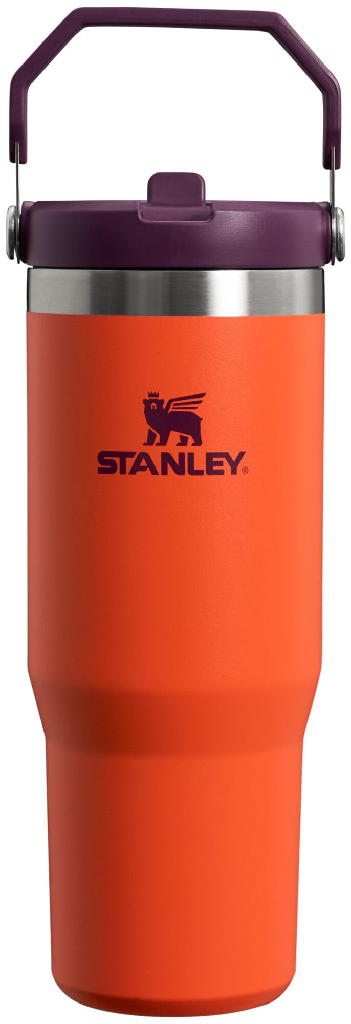 Foto 2 pulgar | Pajita Plegable Stanley Iceflow De 900 Ml Tigerlily Plum - Venta Internacional.