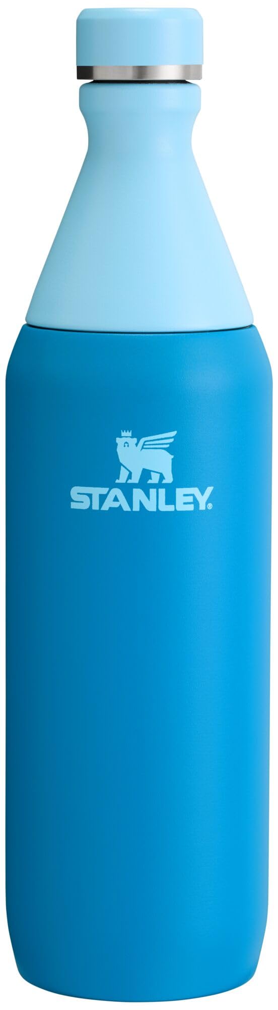 Foto 2 pulgar | Botella De Agua Stanley All Day Slim Con Aislamiento De 600 Ml, Color Azul - Venta Internacional.