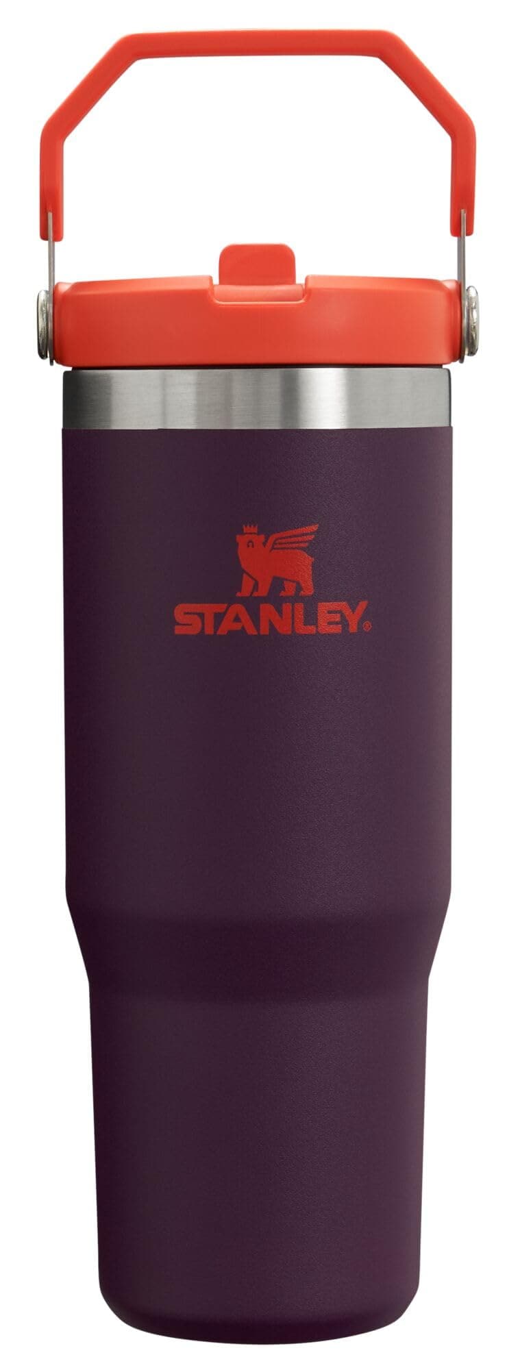 Tumbler Stanley Iceflow Flip Straw, 900 Ml, Aislante, Color Ciruela - Venta Internacional. $1,128