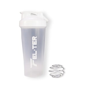 Foto 1 | Shaker, Vaso Mezclador Para Proteína, 750 Ml, Blanco, Con Batidora De Acero Inoxidable, Felter