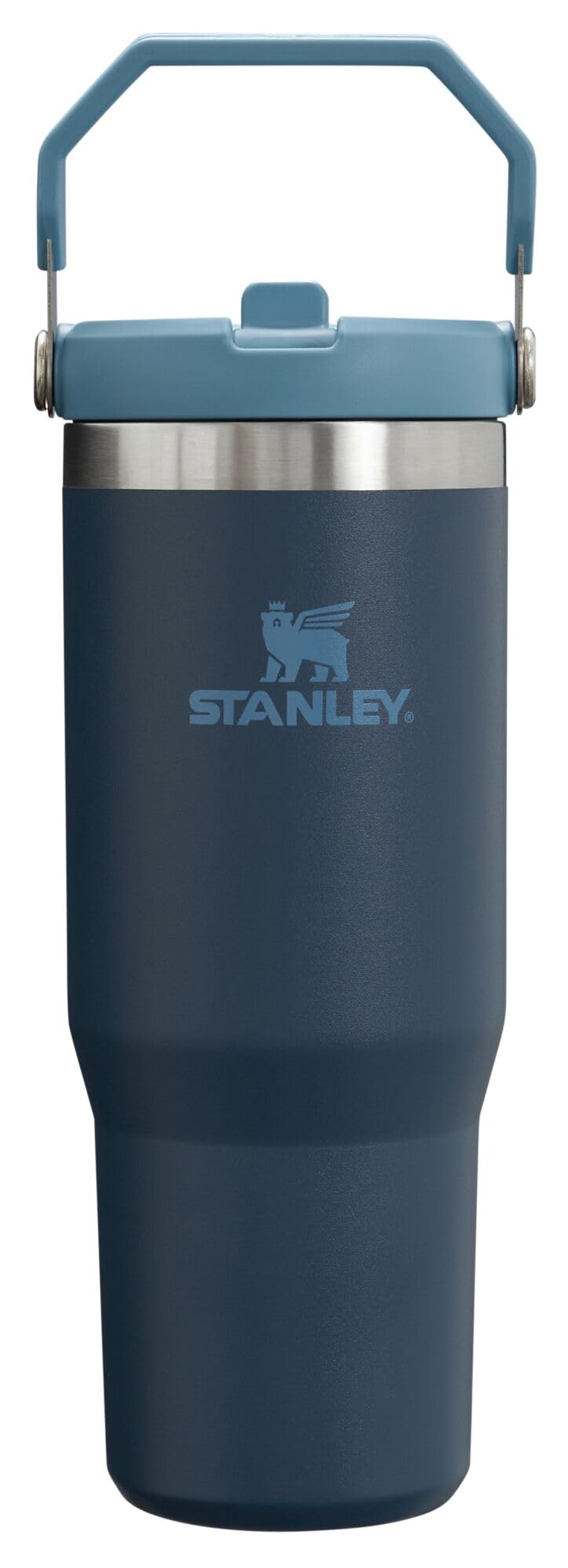 Foto 2 pulgar | Botella De Agua Stanley Iceflow De Acero Inoxidable 880 Ml Azul Marino - Venta Internacional.