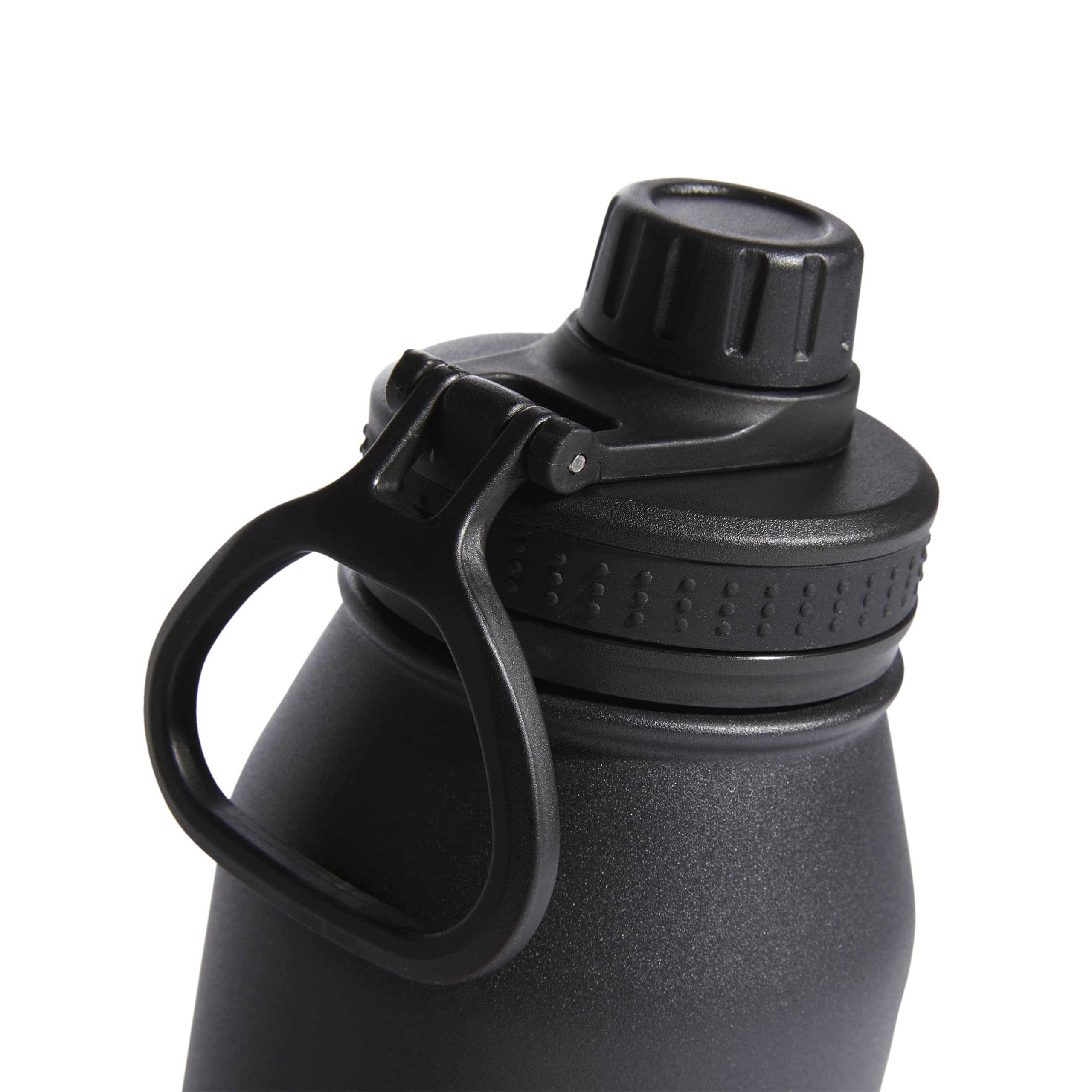 Foto 5 | Botella De Agua Adidas Metal, 1 L, 24 H, Fría, 12 H, Color Negro Caliente/plata - Venta Internacional.