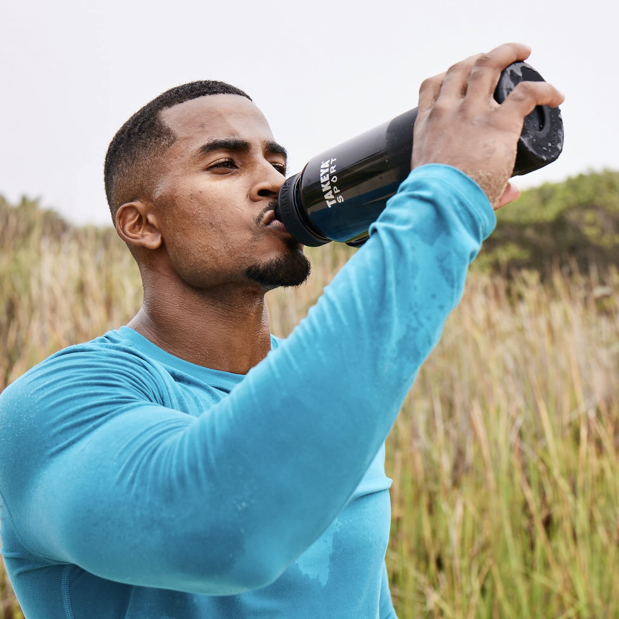 Foto 5 pulgar | Botella De Agua Takeya Sport Tritan De Plástico 1.2 L Con Tapa Con Caño - Venta Internacional.