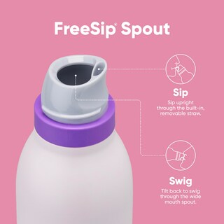 Foto 4 | Botella De Agua Owala Freesip Twist Con Aislamiento De 700 Ml, Color Rosa Y Morado - Venta Internacional.