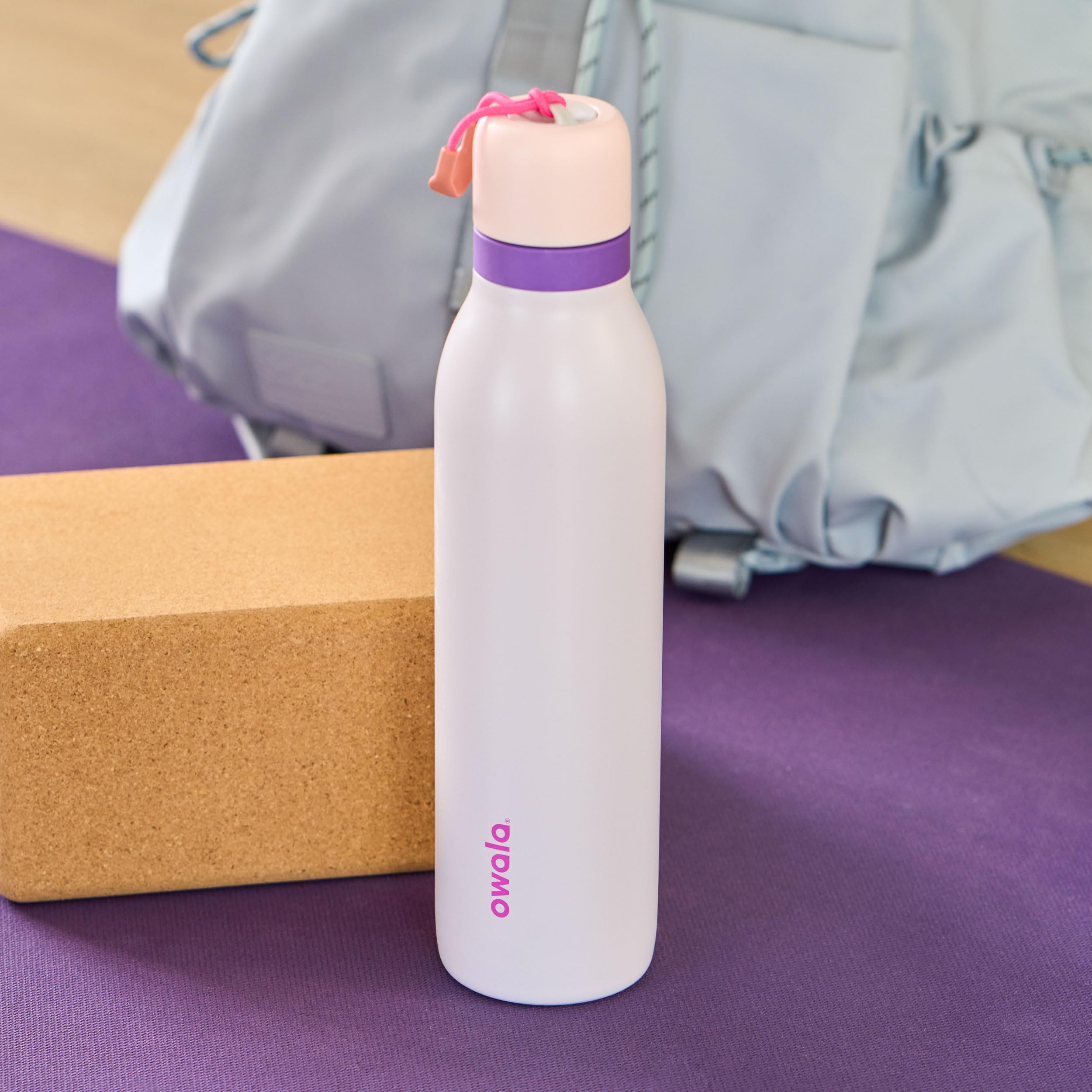Foto 7 pulgar | Botella De Agua Owala Freesip Twist Con Aislamiento De 700 Ml, Color Rosa Y Morado - Venta Internacional.