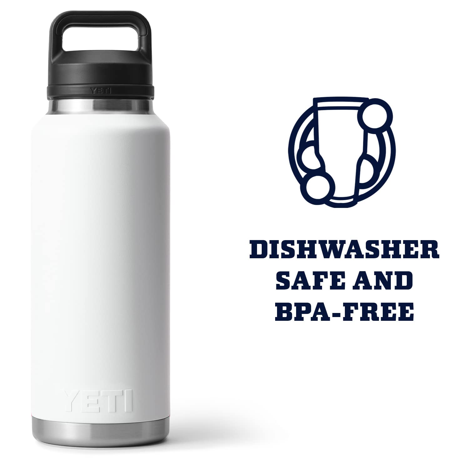 Foto 6 | Botella Yeti Rambler 1.36l De Acero Inoxidable Con Aislamiento Al Vacío - Venta Internacional.