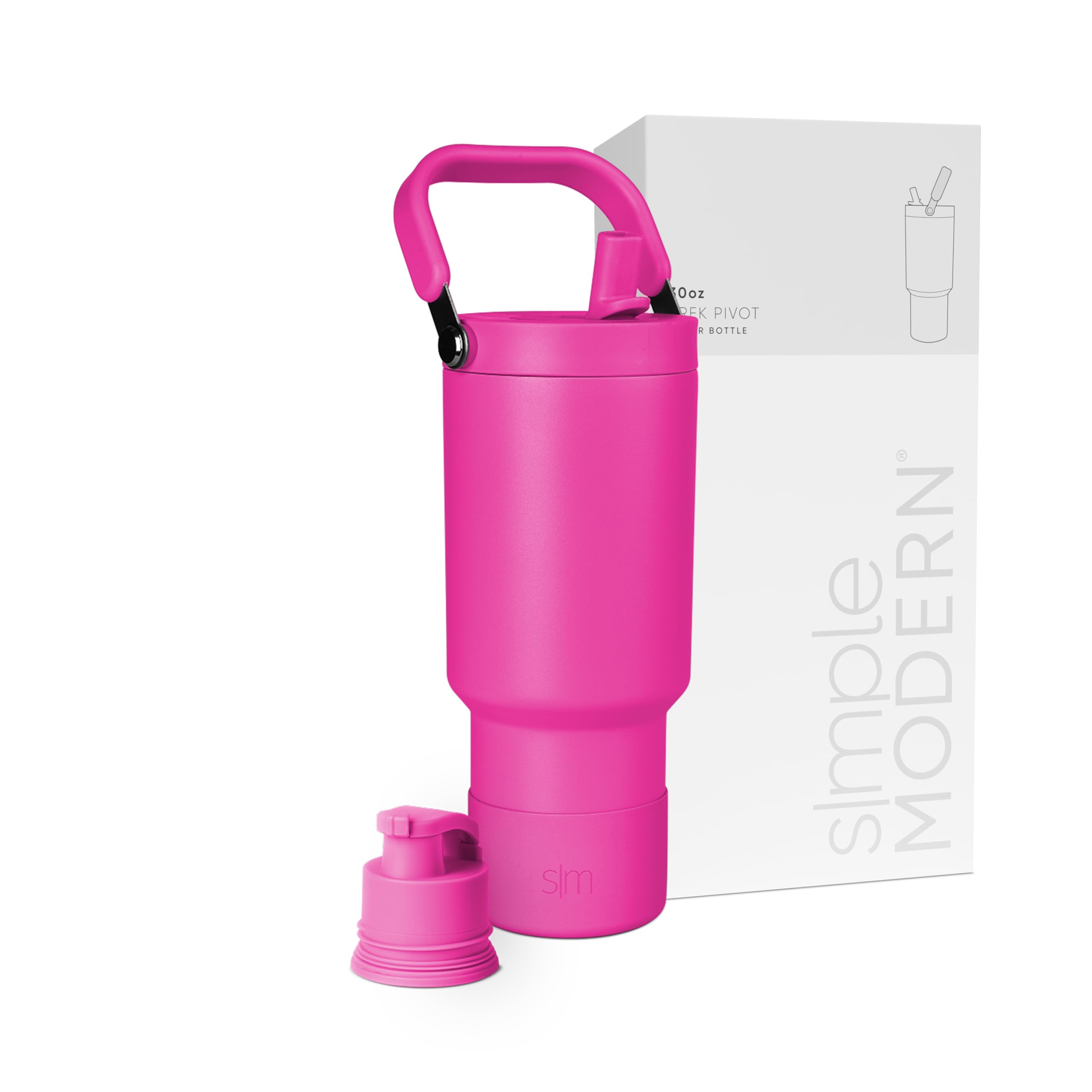 Botella De Agua Simple Modern Trek Pivot De 900 Ml Con Asa - Venta Internacional.