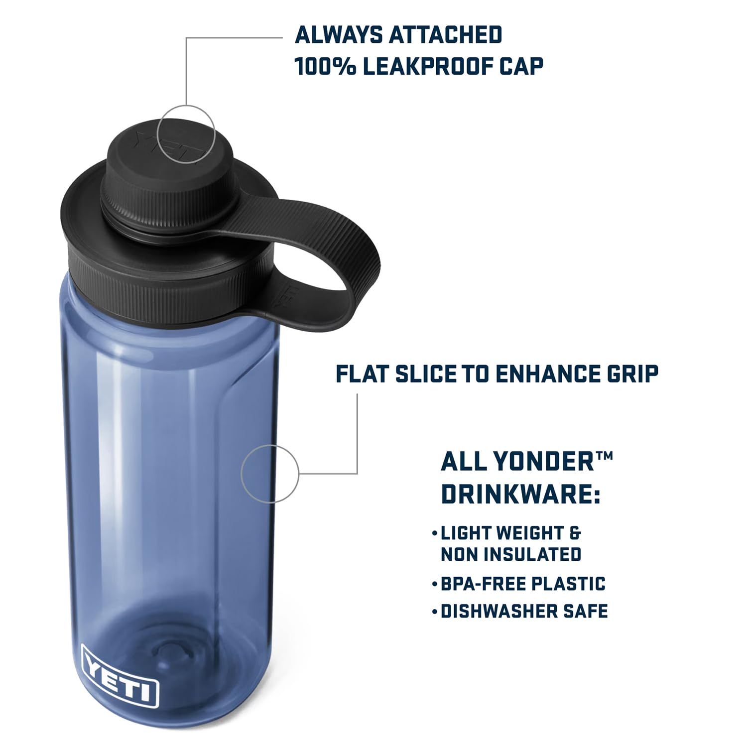Foto 3 pulgar | Botella De Agua Yeti Yonder 750 Ml Con Tapa Yonder Tether Cap King Crab - Venta Internacional.