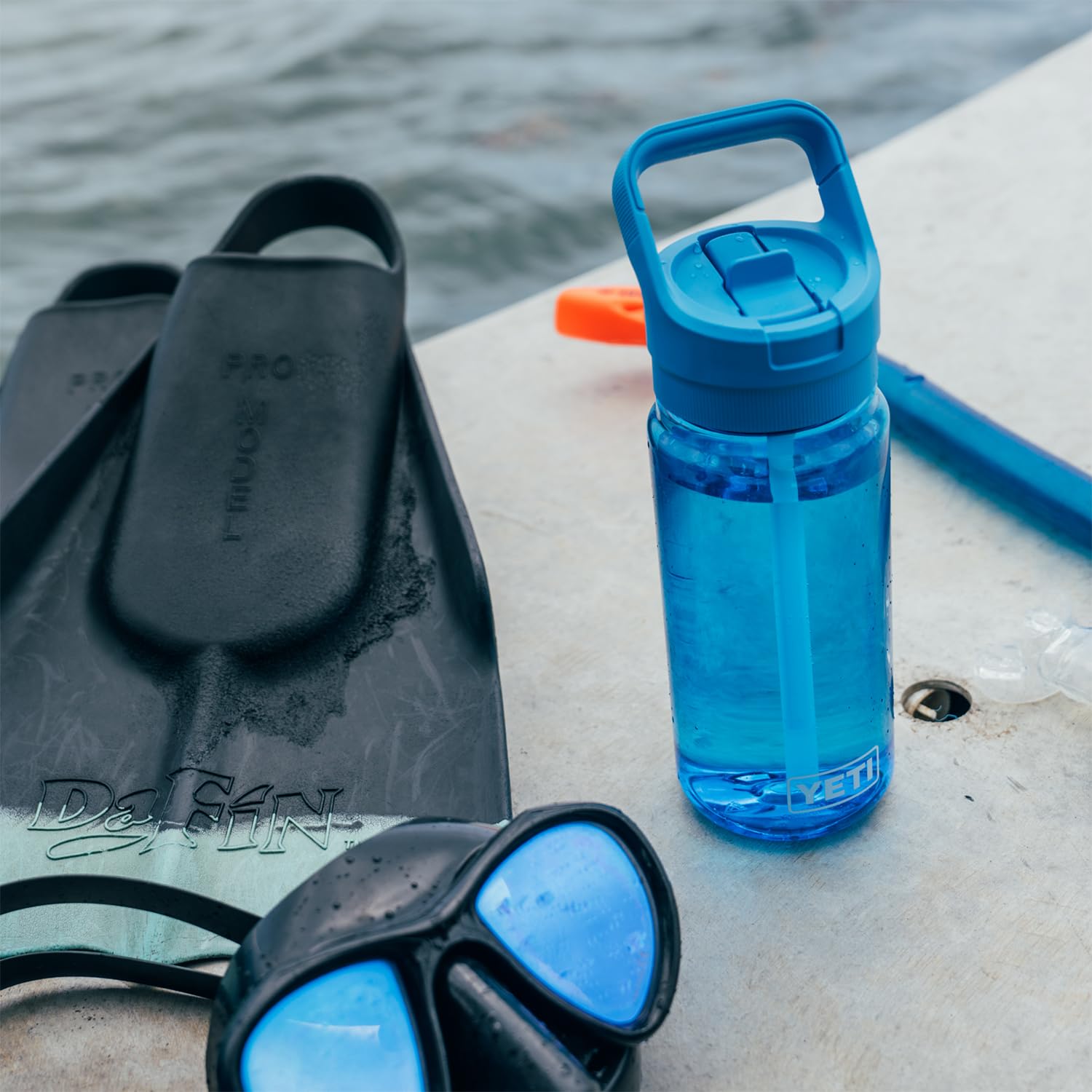 Foto 6 pulgar | Botella De Agua Yeti Yonder 600 Ml/20 Oz Con Tapa De Pajita Big Wave Blue - Venta Internacional.