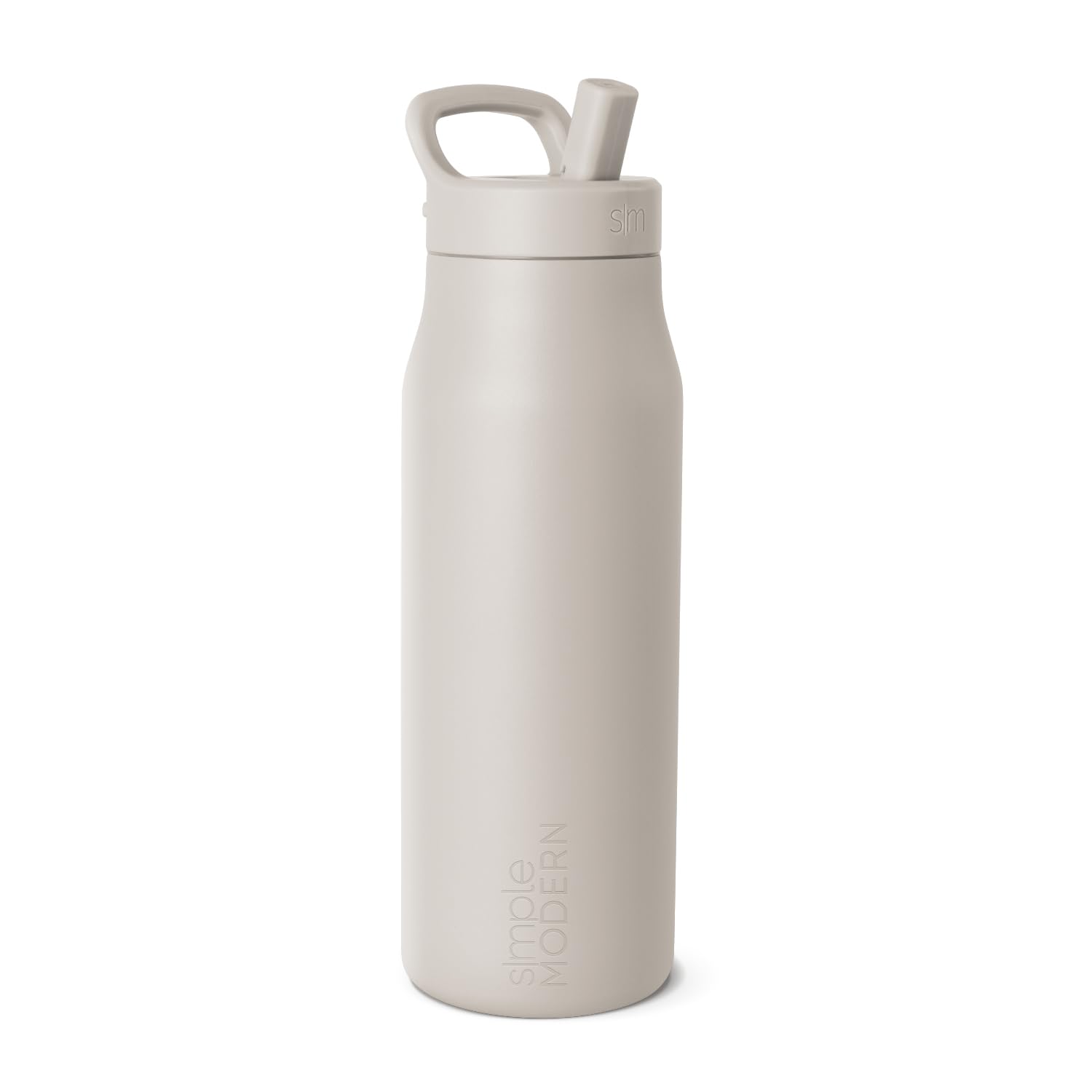 Botella De Agua Simple Modern Mesa Signature 1l Almond Birch - Venta Internacional.