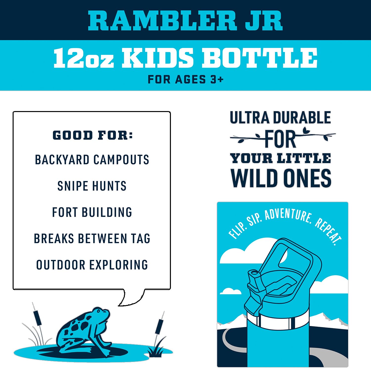 Foto 2 | Botella Yeti Rambler Jr. Rescue Red Para Niños, 350 Ml, Con Tapa De Pajita - Venta Internacional.