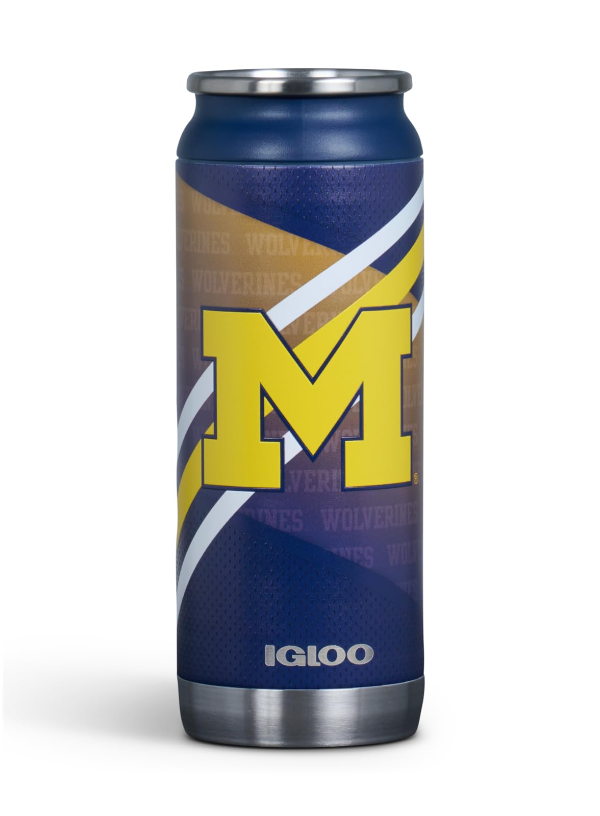 Can Igloo, De Acero Inoxidable, De La Universidad De Michigan, 473 Ml - Venta Internacional.