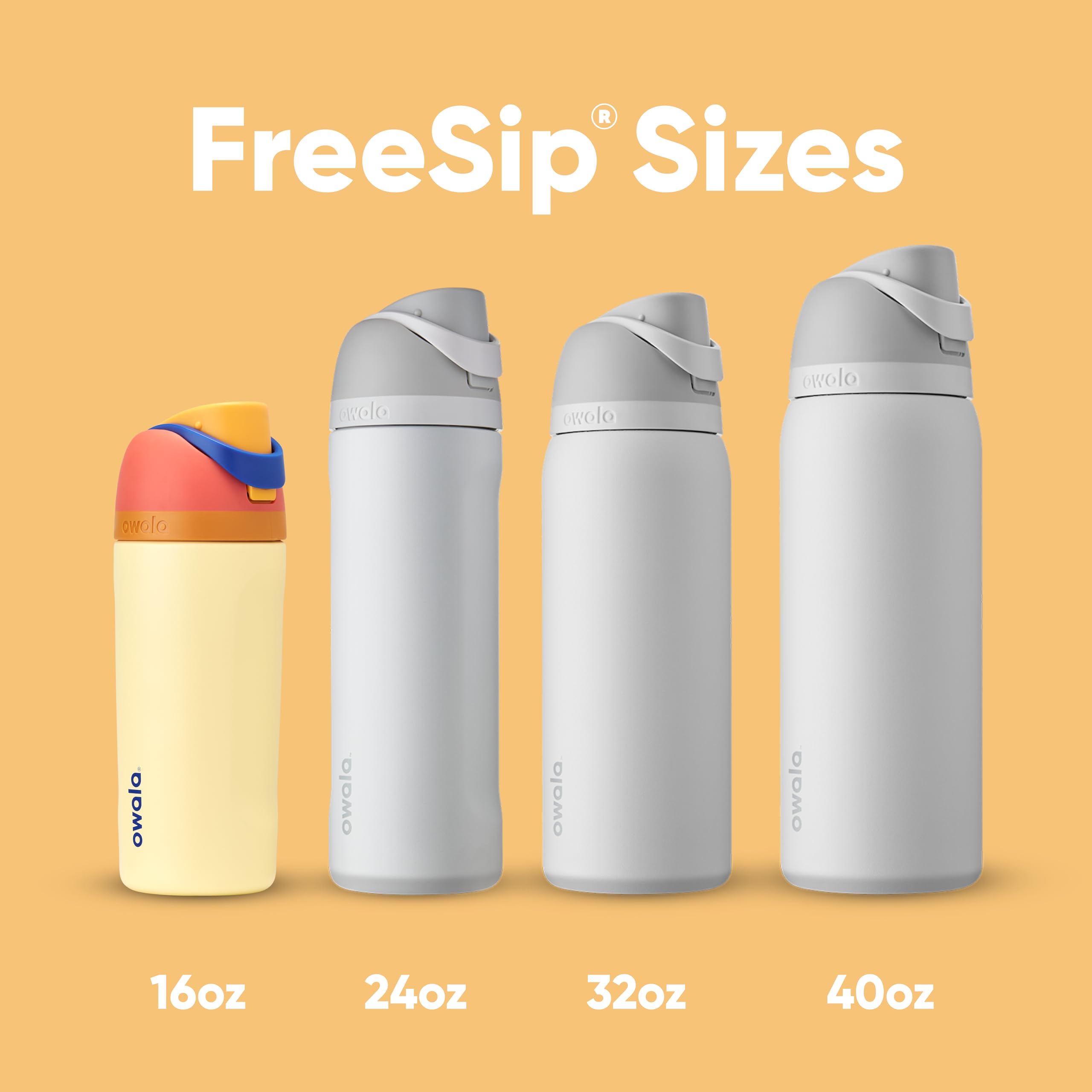 Foto 6 pulgar | Botella De Agua Owala Kids Freesip Con Aislamiento De Acero Inoxidable De 500 Ml - Venta Internacional.