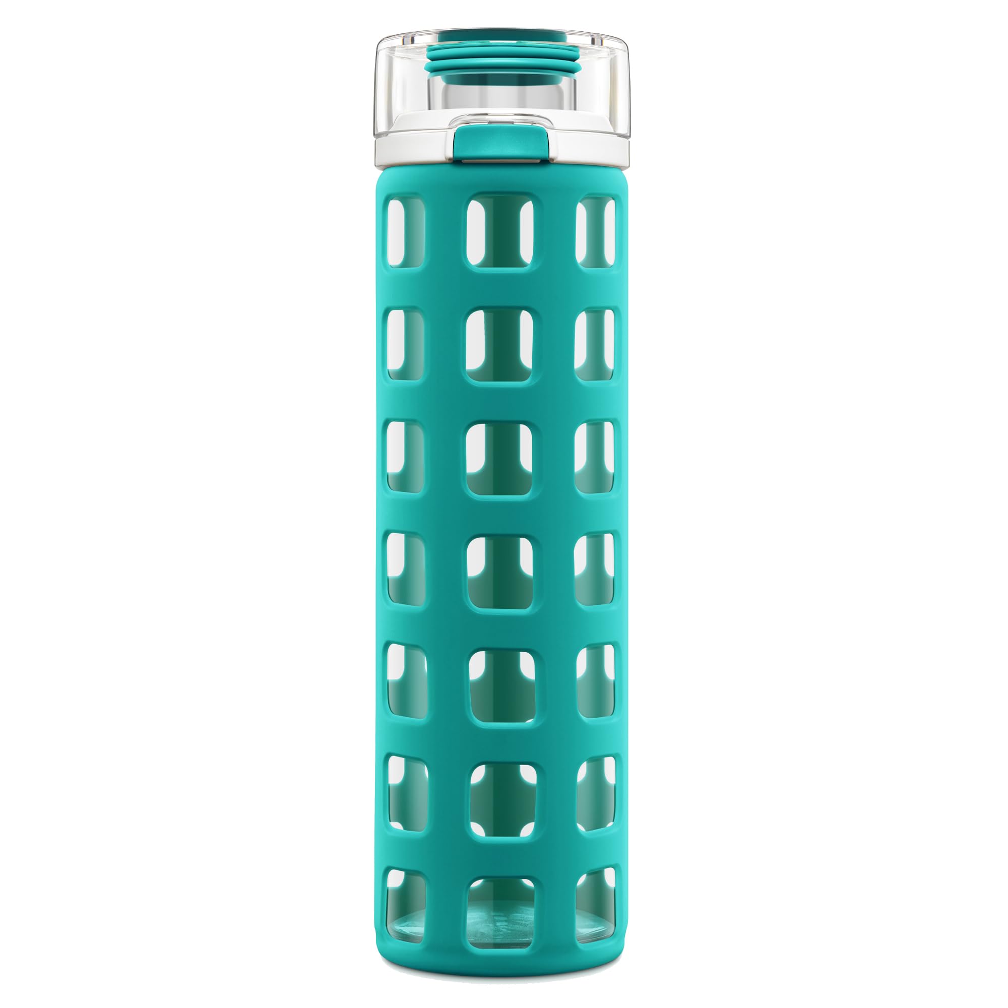 Botella De Agua Ello Syndicate, Vidrio Reutilizable, 590 Ml, Sin Bpa, Color Menta - Venta Internacional.