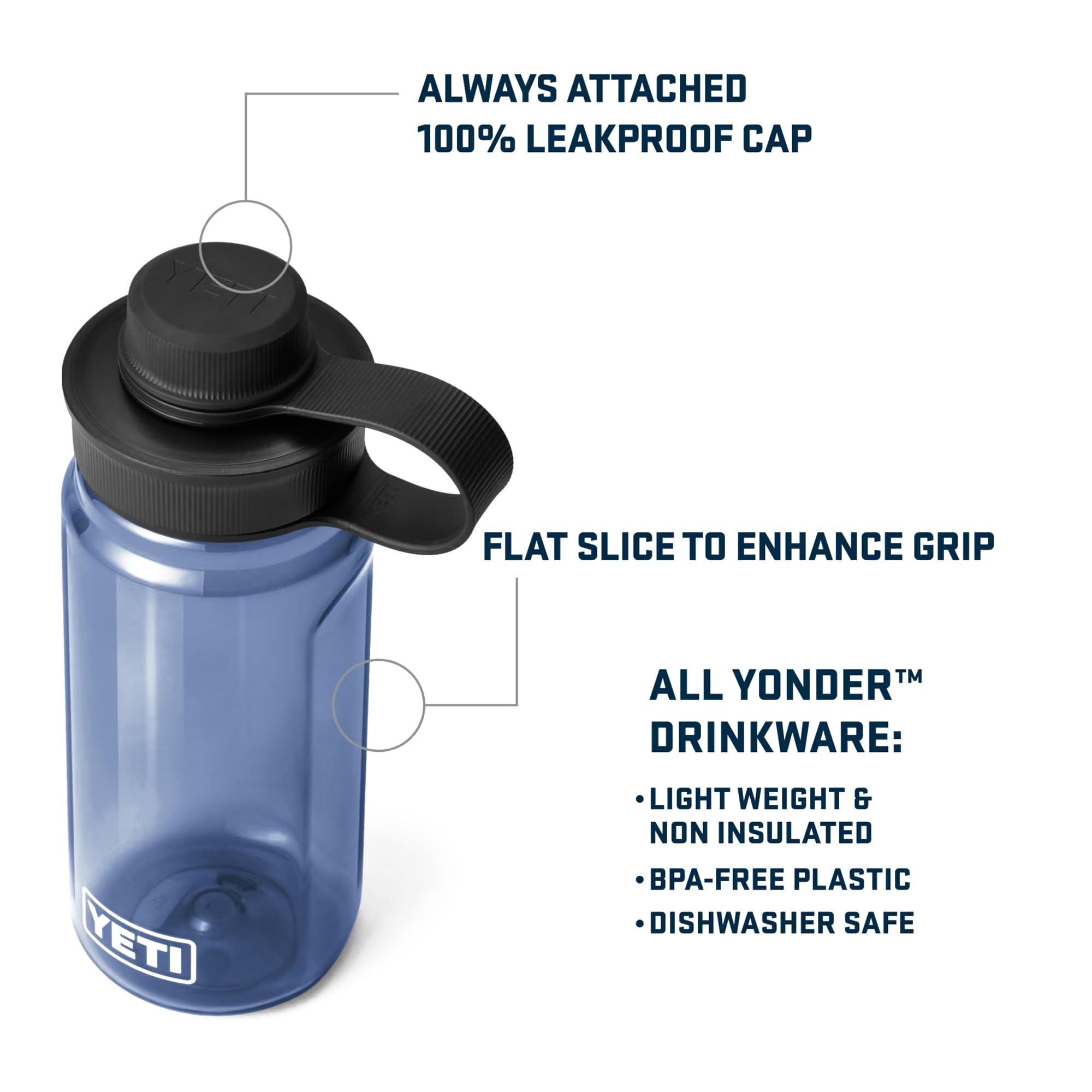 Foto 3 pulgar | Botella De Agua Yeti Yonder 600 Ml/20 Oz Con Tapa De Amarre Cosmic Lilac - Venta Internacional.