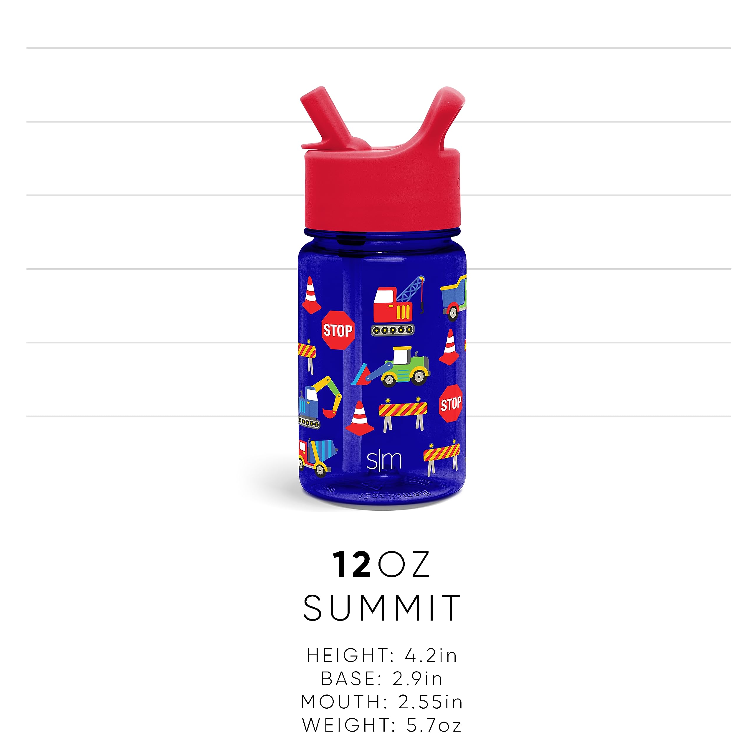 Foto 5 pulgar | Botella De Agua Simple Modern Bluey Kids De 350 Ml Sin Bpa Tritan - Venta Internacional.