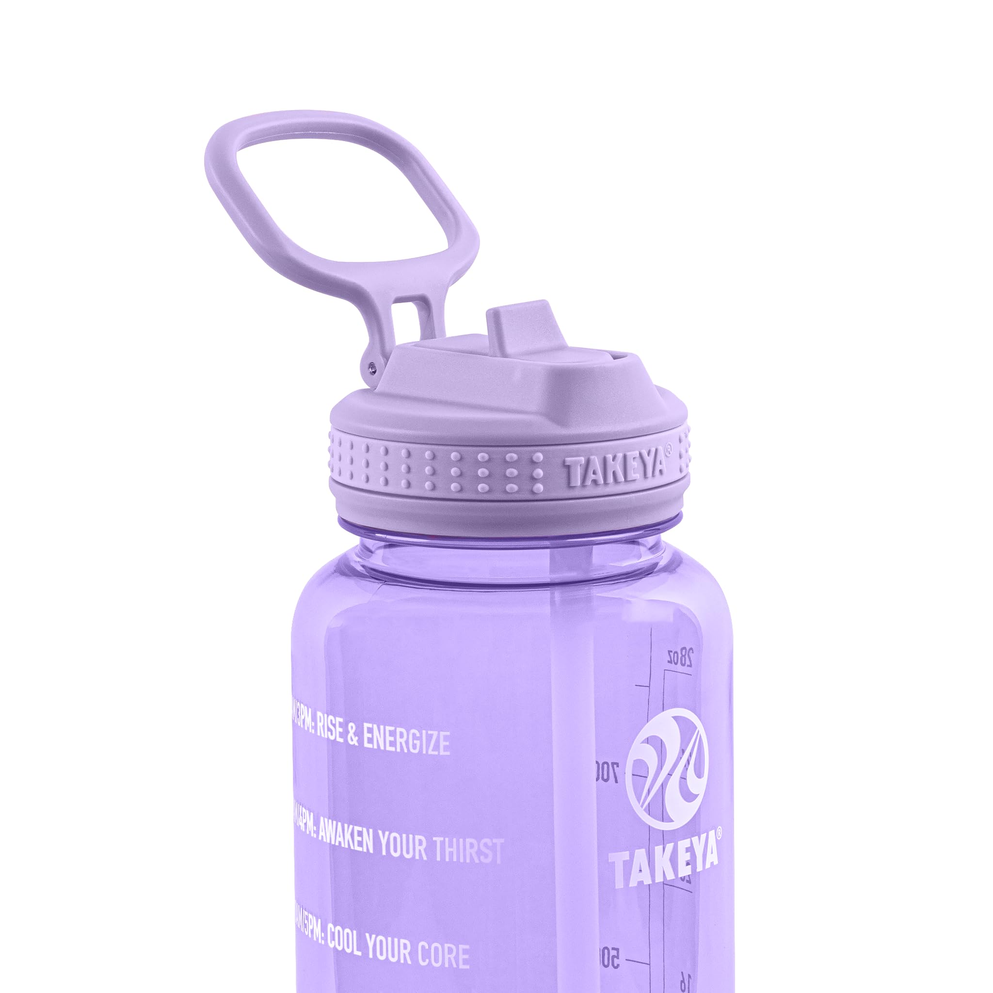 Foto 3 pulgar | Botella De Agua Takeya Tritan Motivational De 950 Ml Con Tapa De Pajita - Venta Internacional.