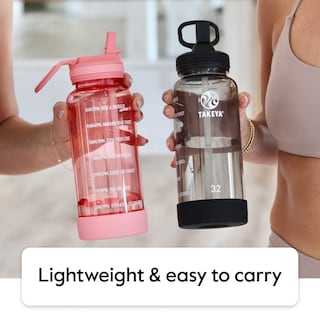 Foto 6 | Botella De Agua Takeya Motivational De 1 Litro Con Tapa De Pajita Sin Bpa - Venta Internacional.
