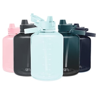 Foto 1 | Botella De Agua Simple Y Moderna De Medio Galón, 1.9 L Con Tapa De Pajita - Venta Internacional.