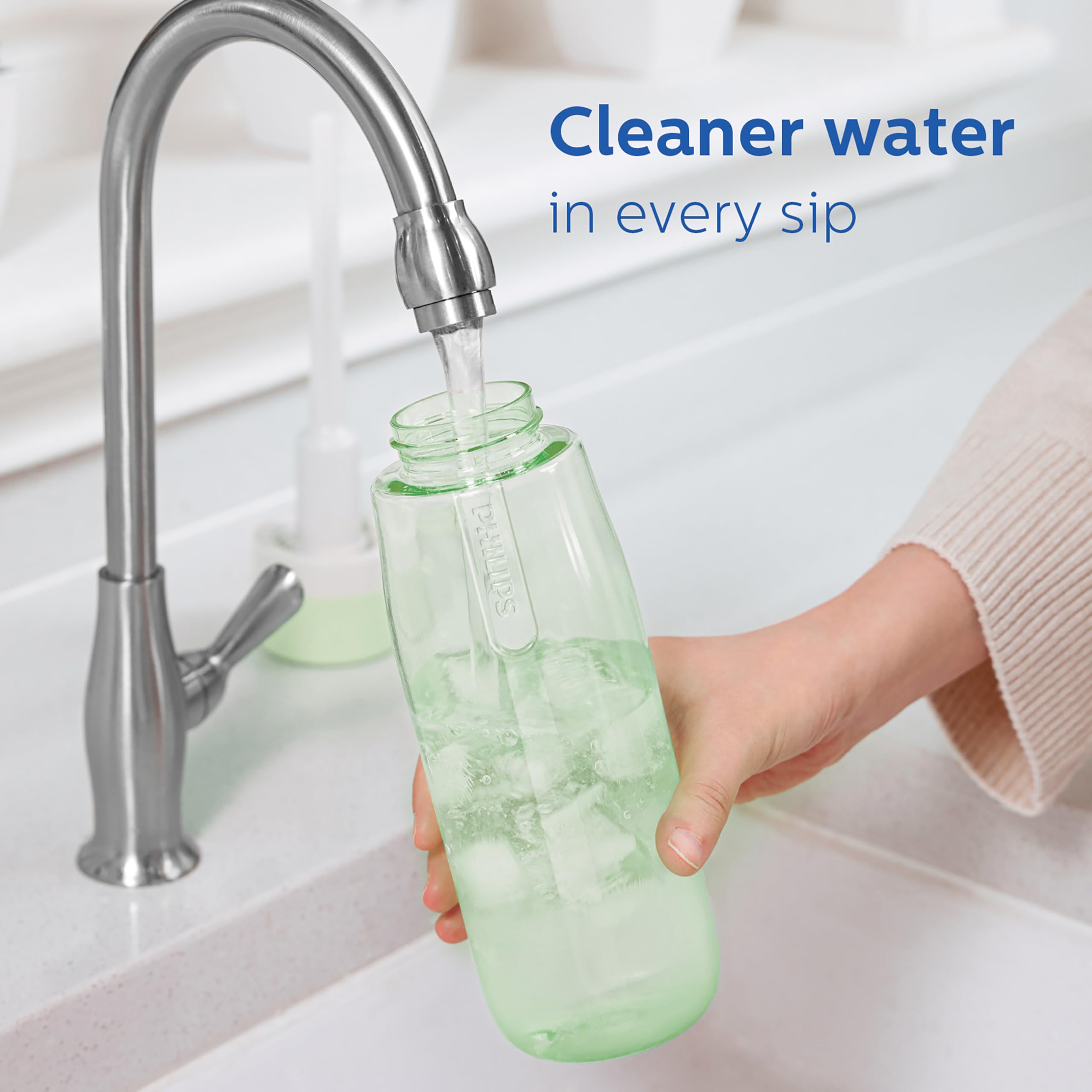 Foto 6 pulgar | Botella De Agua Philips Gozero Everyday Filter 650 Ml Verde - Venta Internacional.