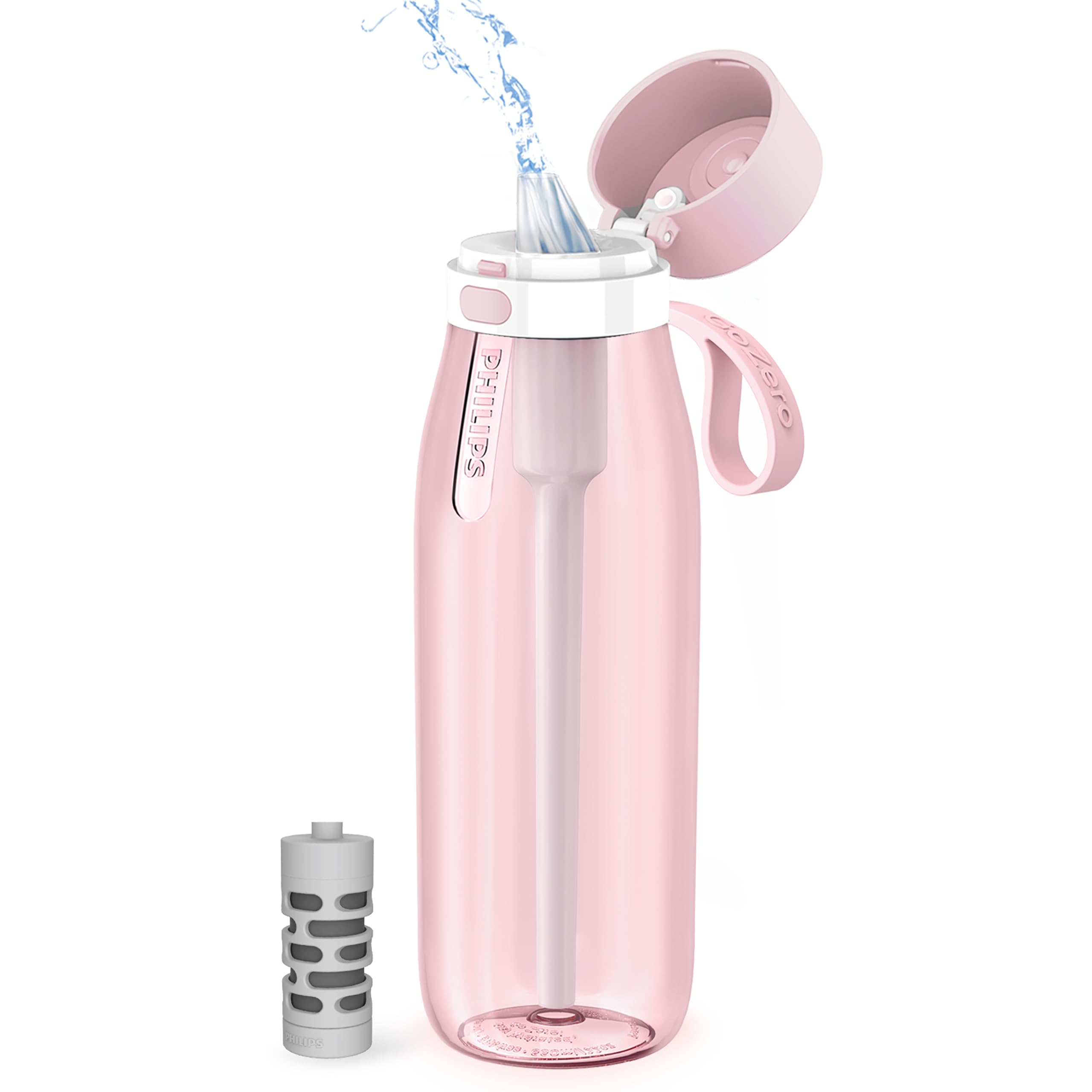 Foto 2 pulgar | Botella De Agua Philips Gozero Everyday Filter 1l Rosa - Venta Internacional.