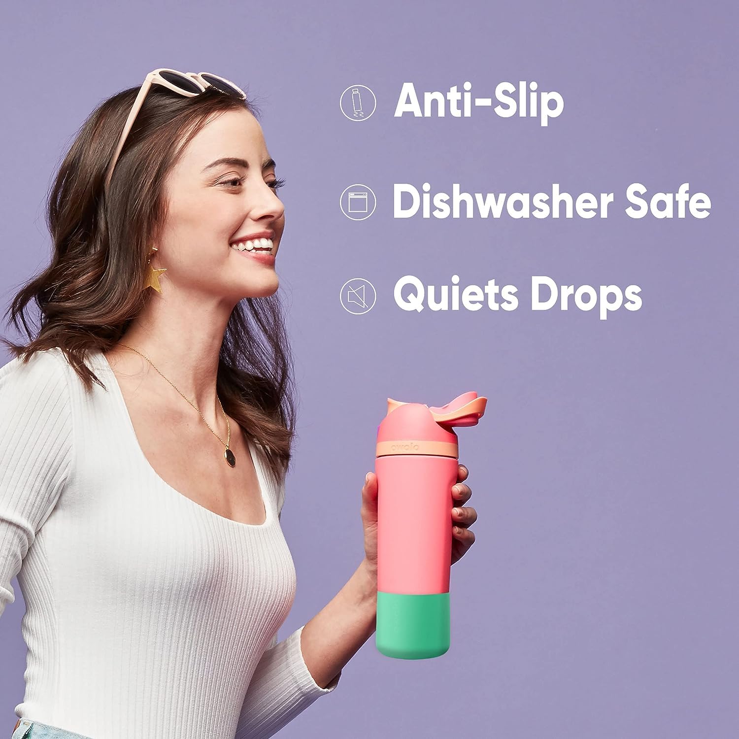 Foto 4 pulgar | Botella De Agua Boot Owala Silicone Antideslizante 1.2l Mint - Venta Internacional.