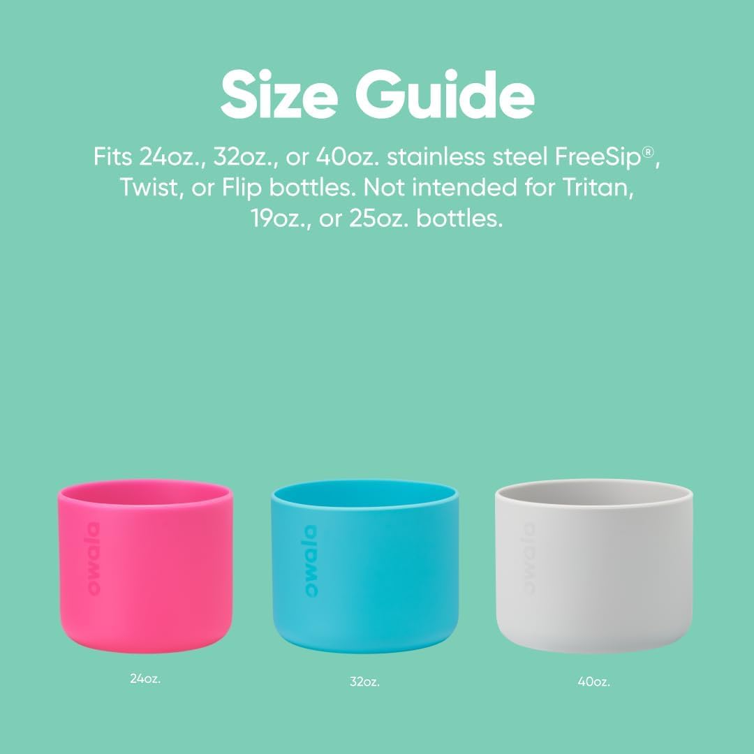 Foto 5 pulgar | Botella De Agua Boot Owala Silicone Antideslizante 1.2l Mint - Venta Internacional.