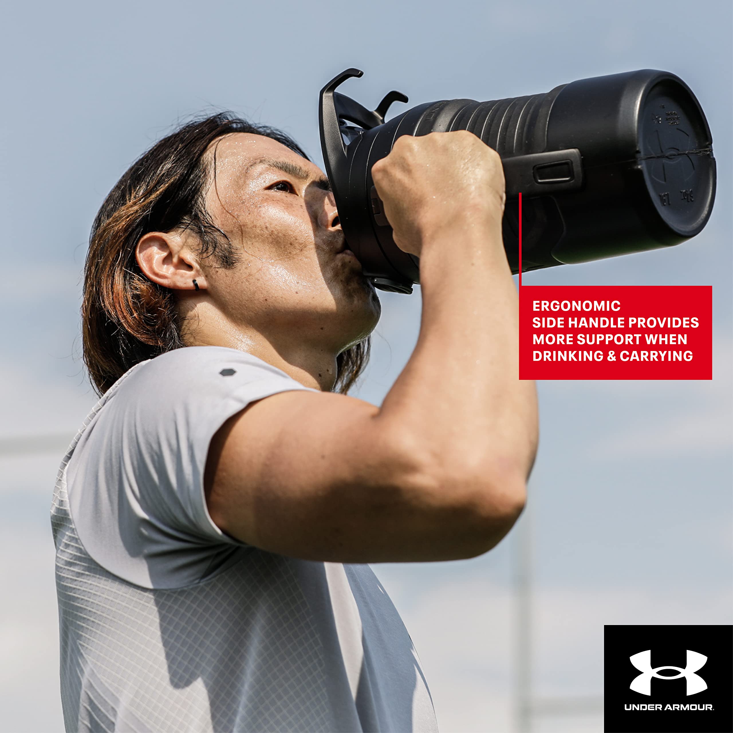 Foto 5 pulgar | Botella De Agua Under Armour Con Aislamiento Deportivo De 950 Ml Con Asa - Venta Internacional.