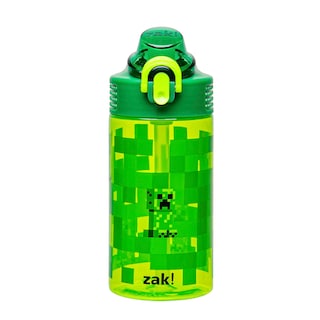 Foto 1 | Botella De Agua Zak Designs Sage Minecraft Kids De 480 Ml Con Pajita - Venta Internacional.