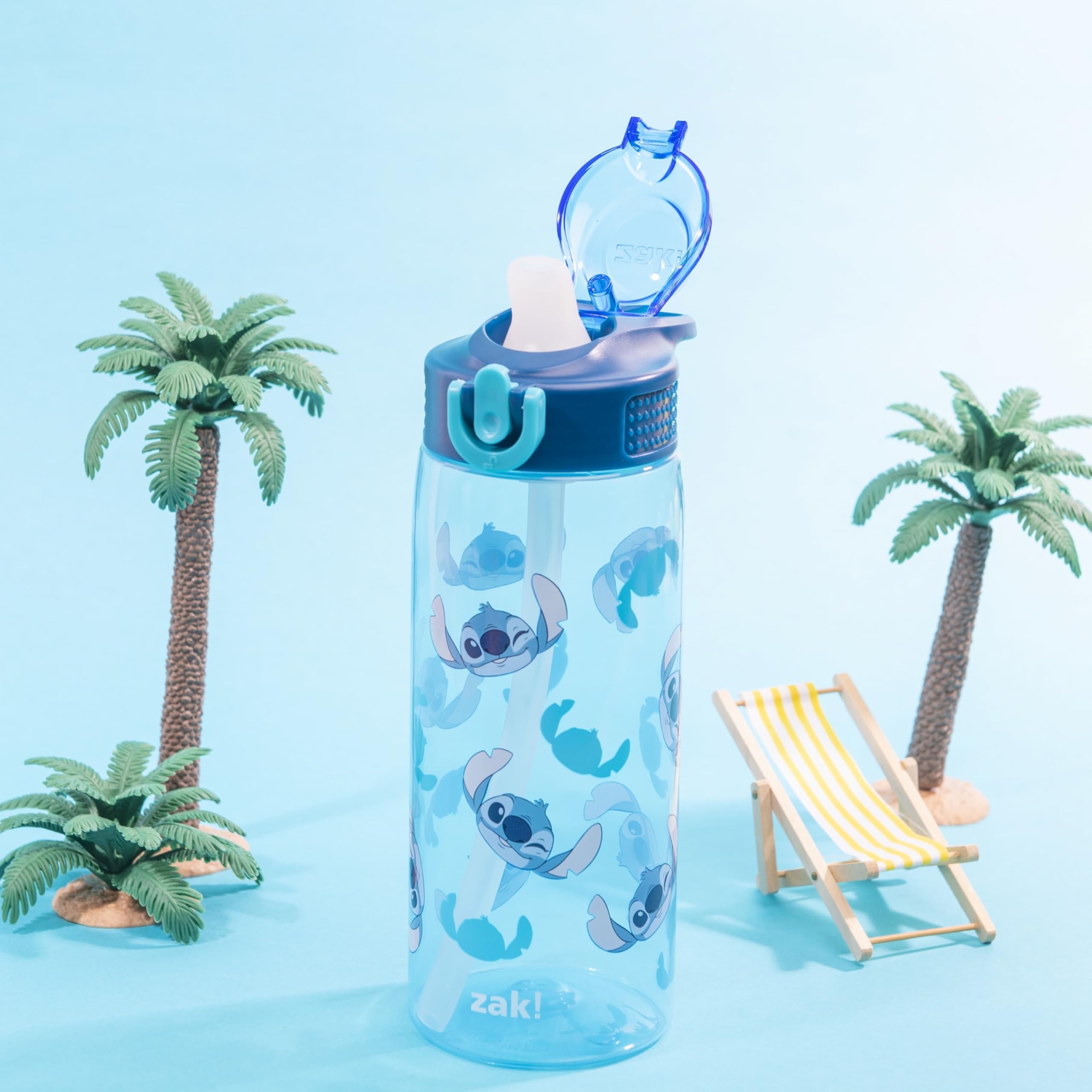 Foto 4 pulgar | Botella De Agua Zak Designs Disney Sage De 750 Ml Con Puntada De Paja - Venta Internacional.