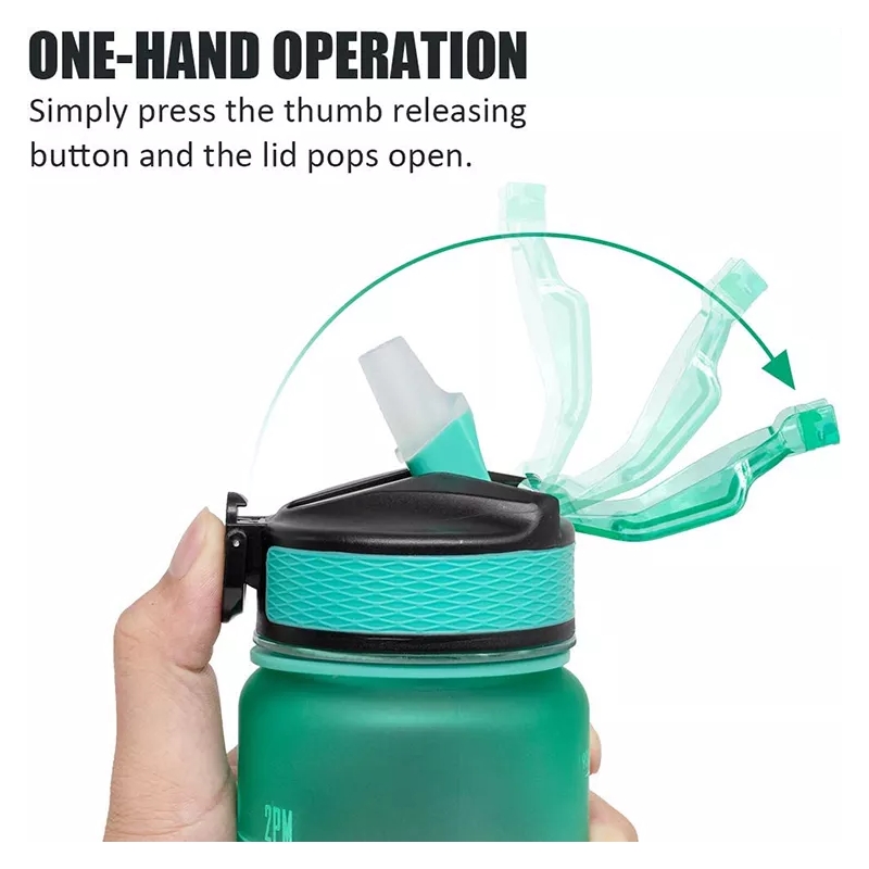 Foto 6 pulgar | Marcador De Horarios Para Botellas De Agua, 1 Litro, Sin Bpa, Verde Y Rosa - Venta Internacional.