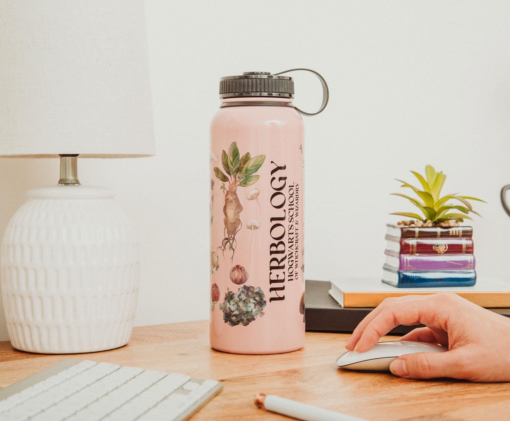 Foto 7 pulgar | Botella De Agua Harry Potter Herbology Floral De 600 Ml De Acero Inoxidable - Venta Internacional.