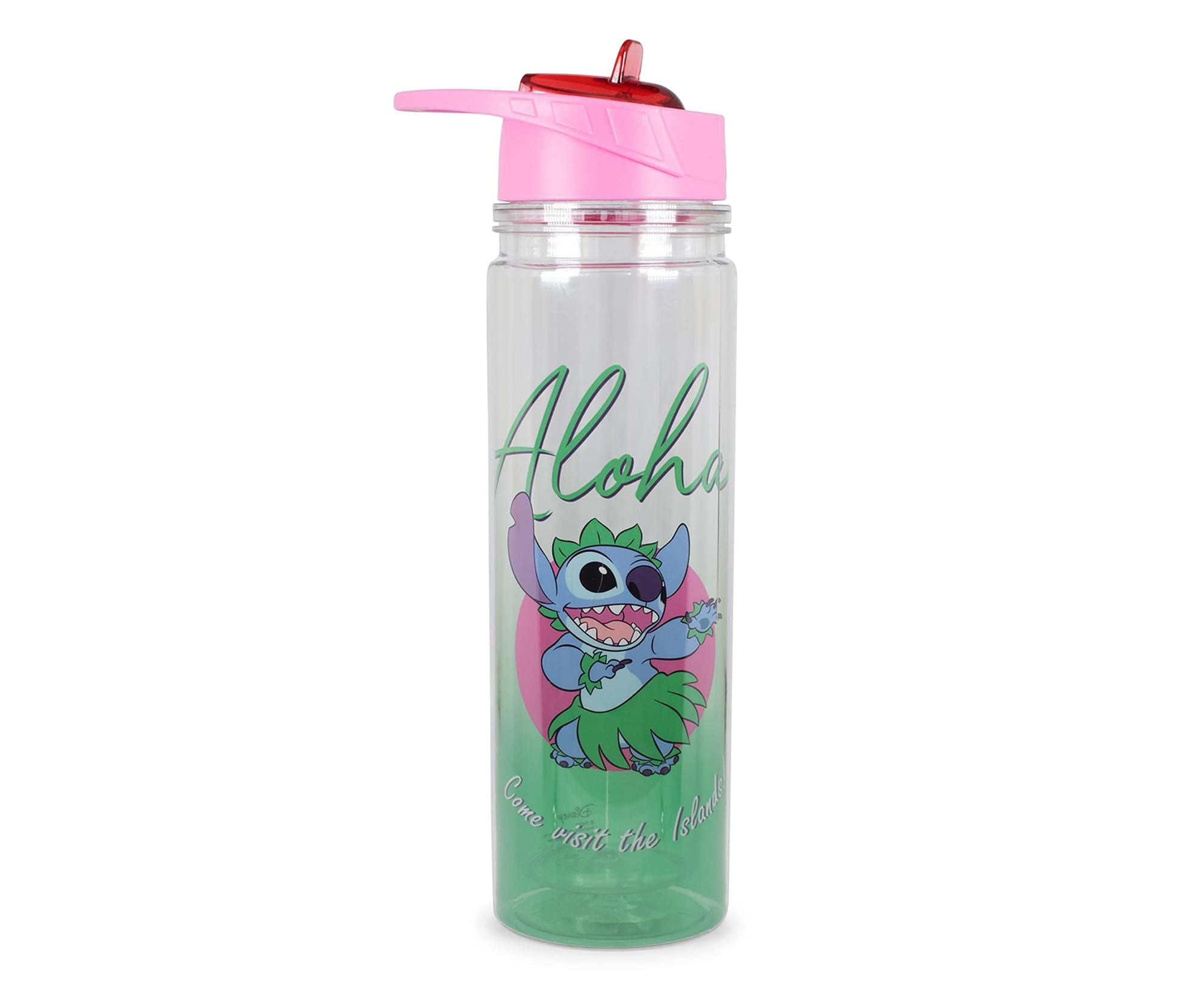 Foto 2 pulgar | Botella De Agua Silver Buffalo Lilo And Stitch Aloha De 500 Ml - Venta Internacional.