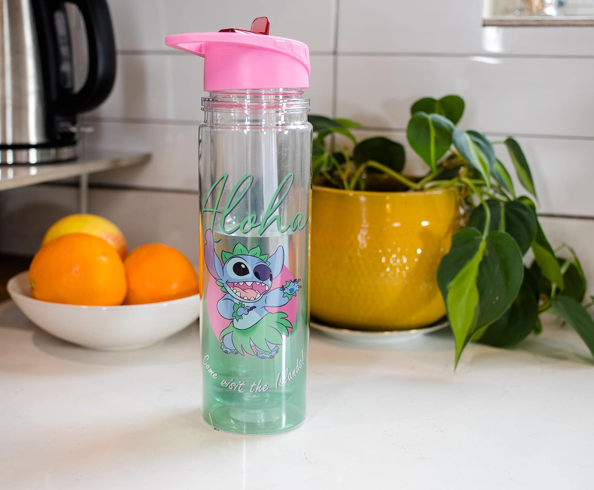 Foto 6 pulgar | Botella De Agua Silver Buffalo Lilo And Stitch Aloha De 500 Ml - Venta Internacional.