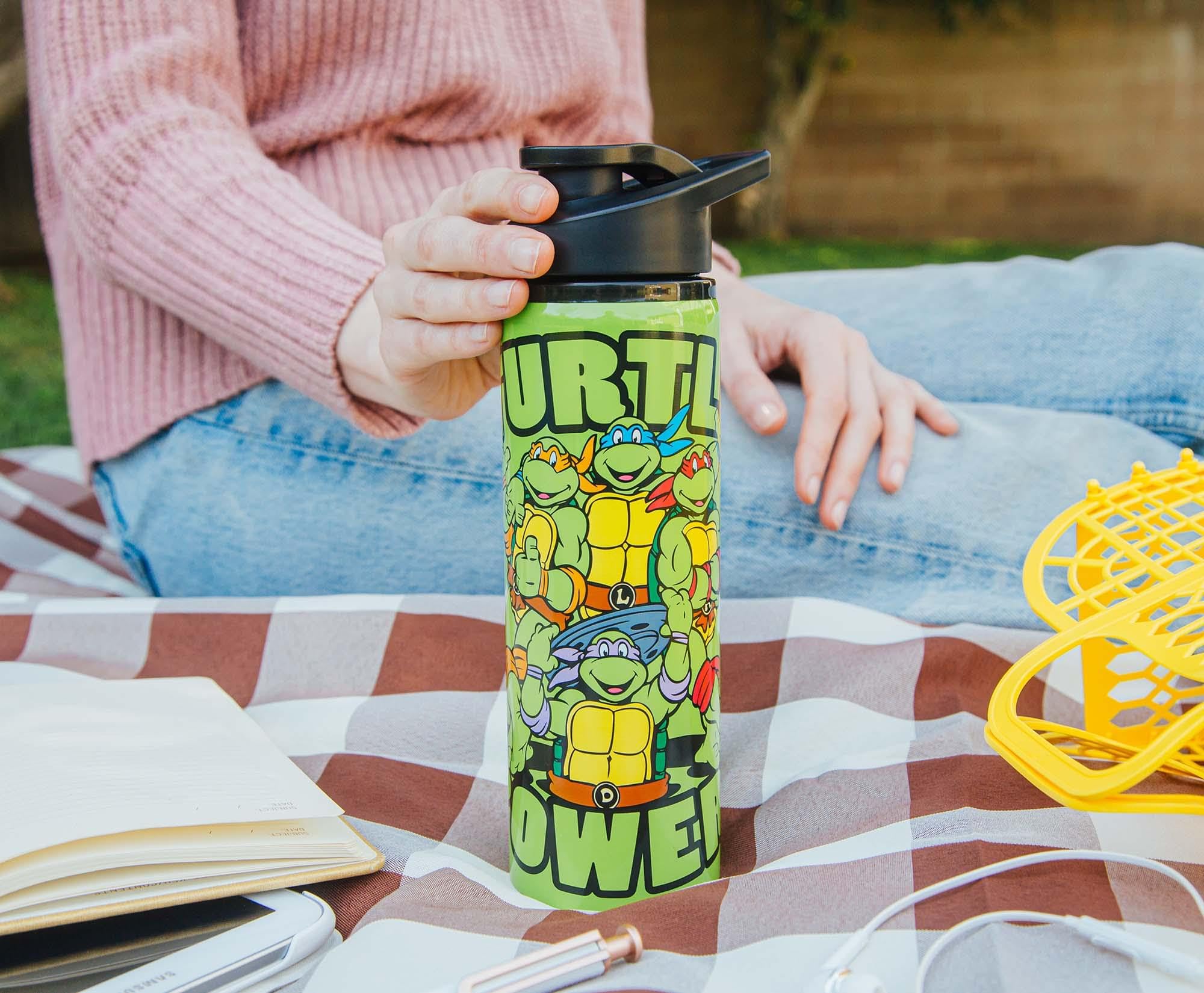 Foto 5 pulgar | Botella De Agua Silver Buffalo Nickelodeon Teenage Mutant Ninja Turtle Power, Acero Inoxidable, 750 Ml - Venta Inte