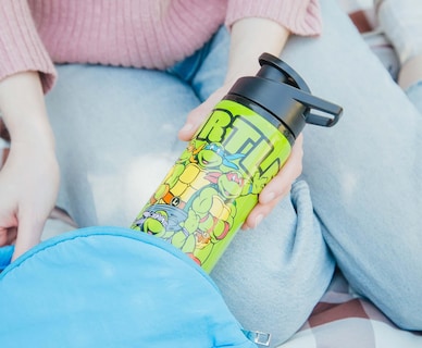 Foto 7 | Botella De Agua Silver Buffalo Nickelodeon Teenage Mutant Ninja Turtle Power, Acero Inoxidable, 750 Ml - Venta Inte