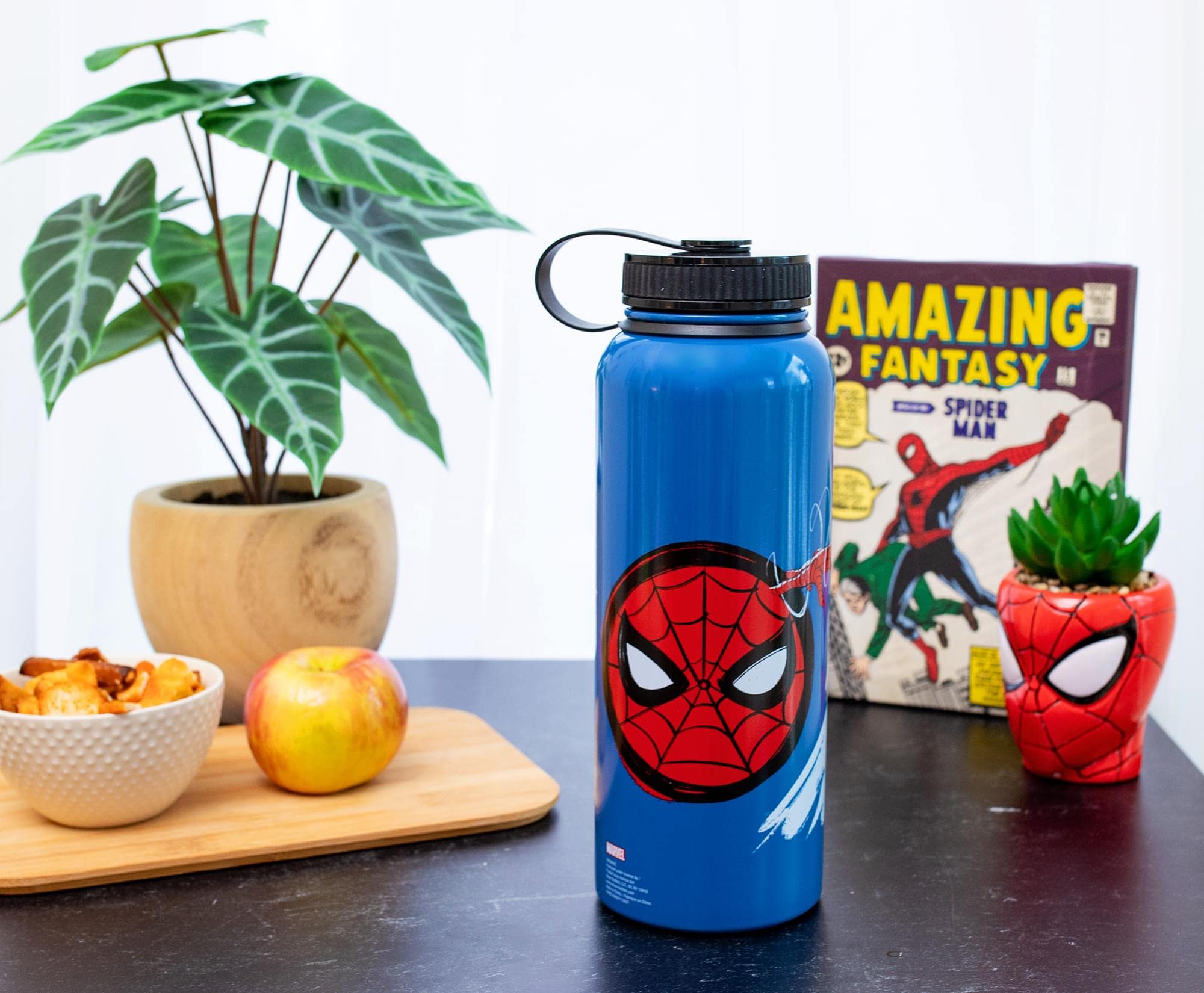 Foto 5 pulgar | Botella De Agua Plateada Buffalo Spider-man Beyond Amazing De 1,25 L - Venta Internacional.