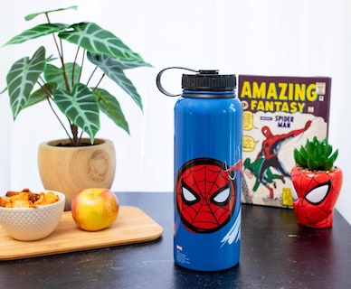 Foto 4 | Botella De Agua Plateada Buffalo Spider-man Beyond Amazing De 1,25 L - Venta Internacional.