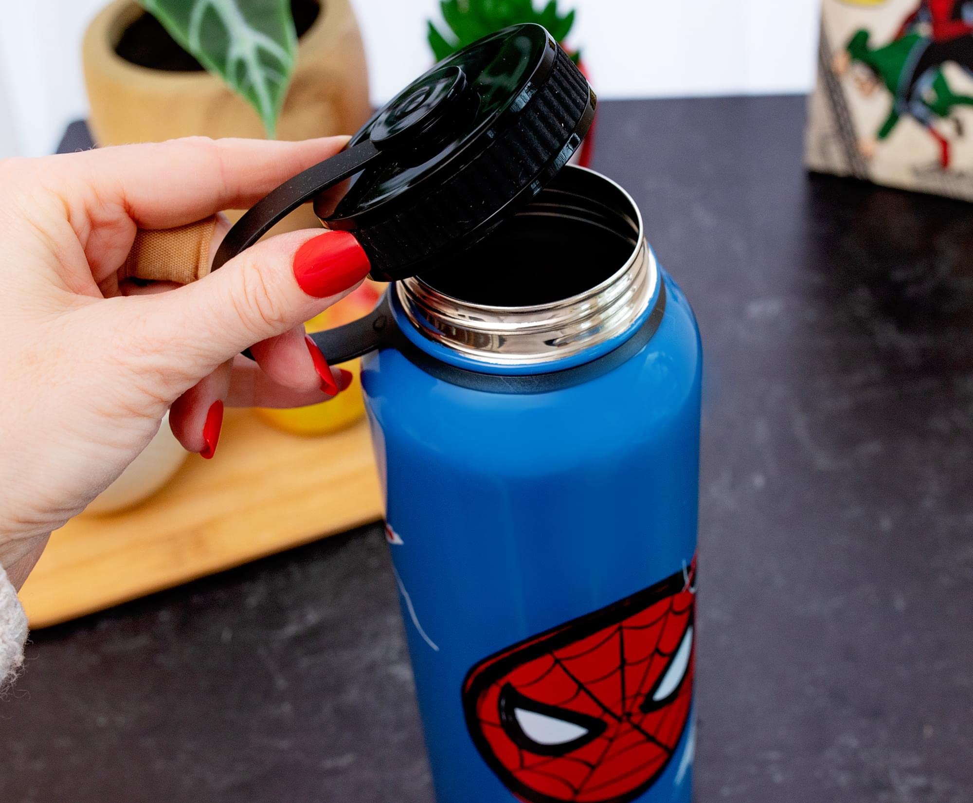 Foto 7 pulgar | Botella De Agua Plateada Buffalo Spider-man Beyond Amazing De 1,25 L - Venta Internacional.