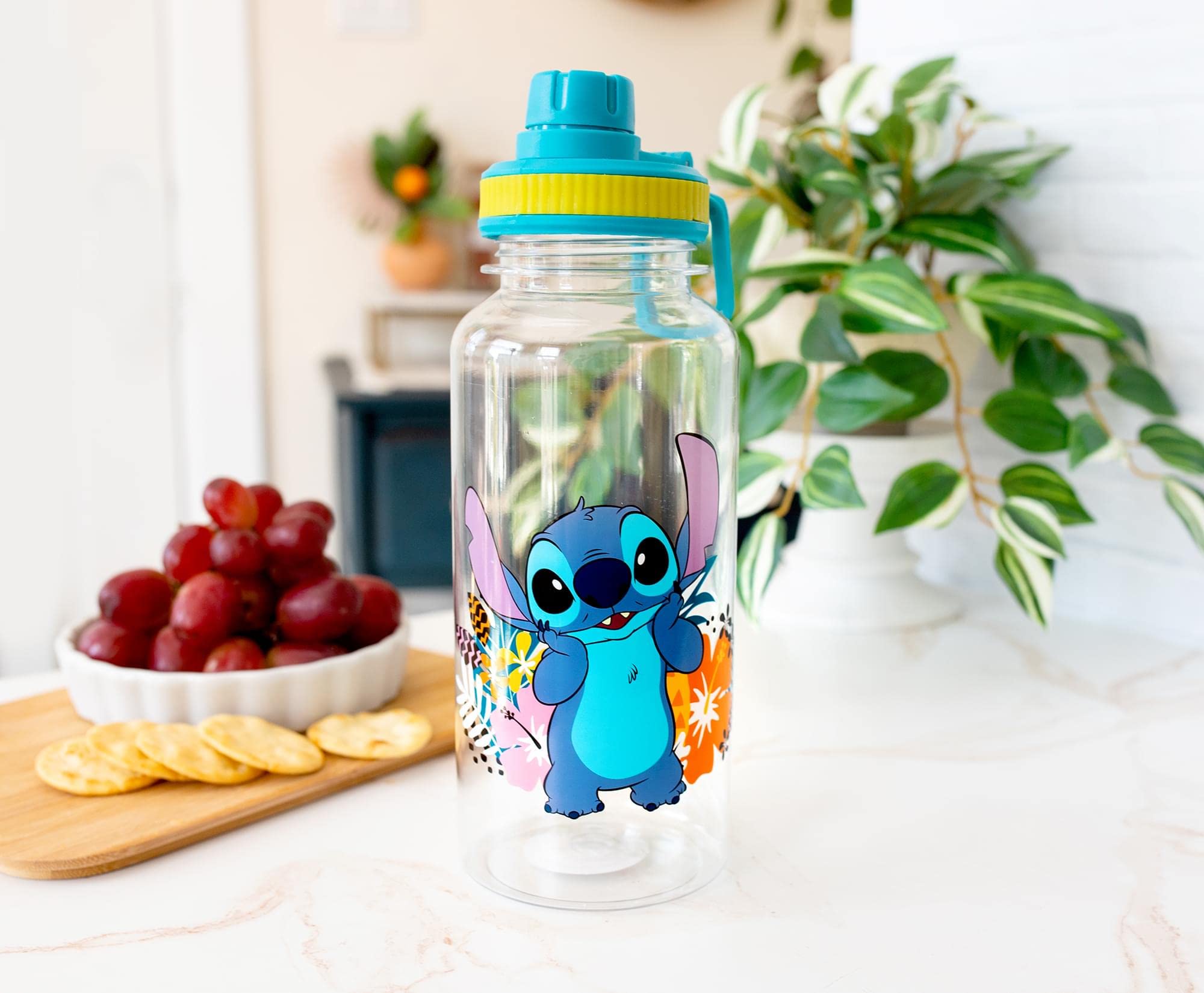 Foto 6 pulgar | Botella De Agua Silver Buffalo Lilo And Stitch De 950 Ml Con Pegatinas - Venta Internacional.