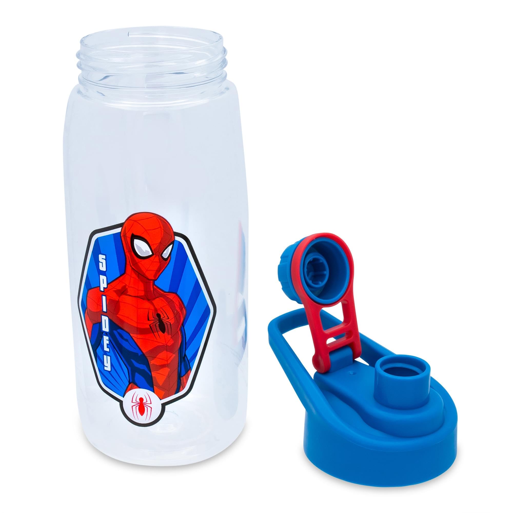 Foto 4 pulgar | Botella De Agua Deportiva Spider-man De 600 Ml Con Juego De Pegatinas - Venta Internacional.